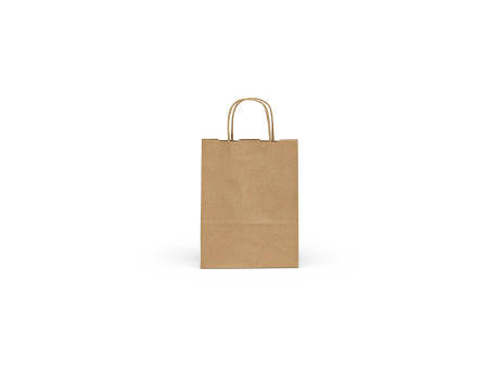 Vesuvio S braune FSC®-Kraftpapiertasche aus Recyclingpapier, 115g/m²