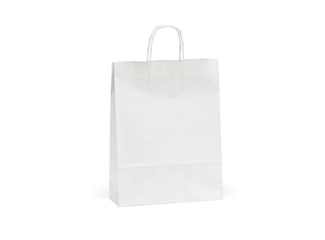 Etna L weiße FSC®-Kraftpapiertasche. 100g/m². Hergestellt in Portugal