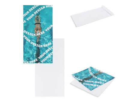 Schnelltrocknendes Handtuch 50 x 100 cm (200 g/m²) Sublimationsdruck