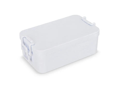 Doppelte Lunchbox mit Besteck