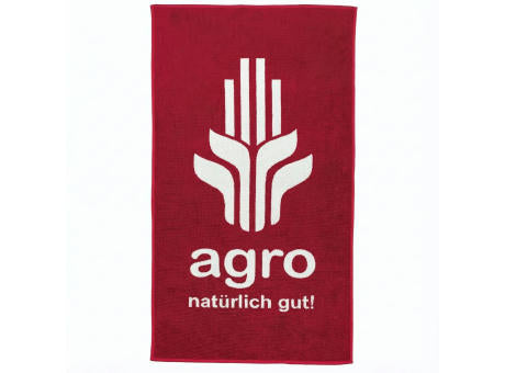 Gästetuch, Einfärbung nach Pantone, inkl. Jacquard-Einwebung
