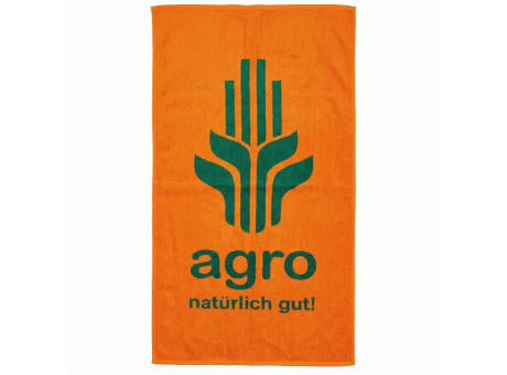 Gästetuch, Einfärbung nach Pantone, inkl. Jacquard-Einwebung