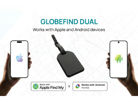 Globefind Dual RCS Gepäckanhänger mit weltweiter Ortung