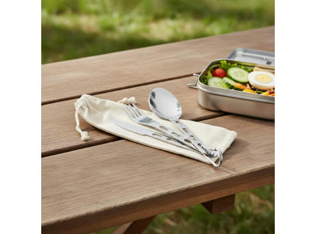 Outdoor-Besteck mit Karabiner "RONA"