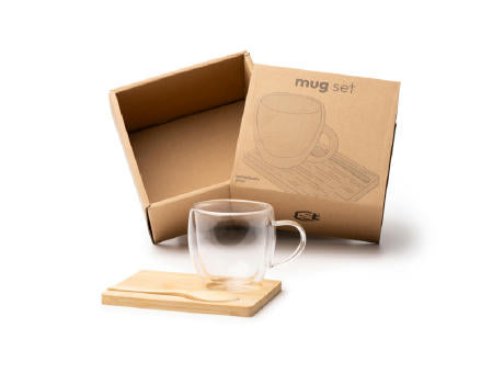 MUG SET BLUMON TRANSPARENT