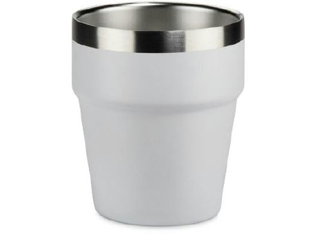 Becher aus recyceltem Edelstahl MAKEL 300 ml