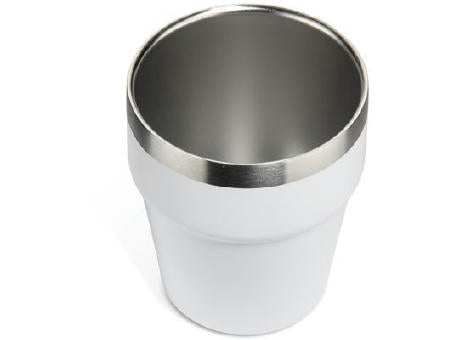 Becher aus recyceltem Edelstahl MAKEL 300 ml