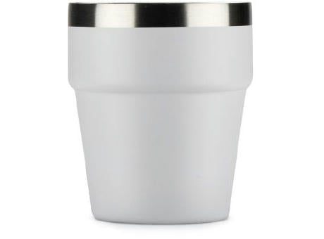 Becher aus recyceltem Edelstahl MAKEL 300 ml