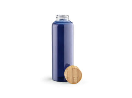 Indus Trinkflasche aus Borosilikatglas mit Bambusdeckel, 510 ml