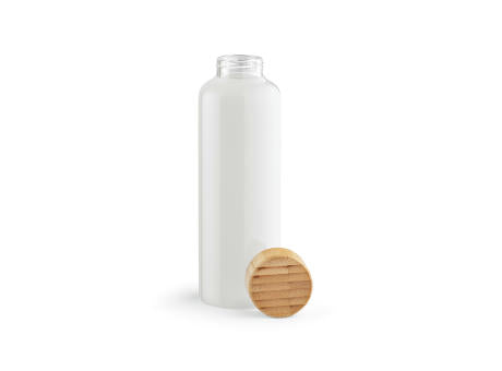 Indus Trinkflasche aus Borosilikatglas mit Bambusdeckel, 510 ml