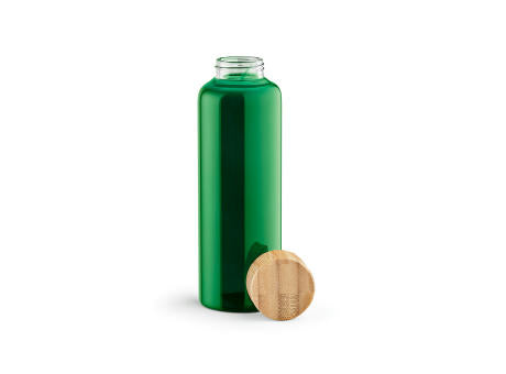 Indus Trinkflasche aus Borosilikatglas mit Bambusdeckel, 510 ml