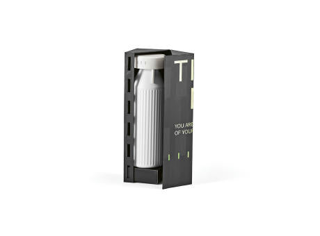 Timeos Trinkflasche aus recy.Edelstahl, 690 ml. Mit LED-Erinnerung