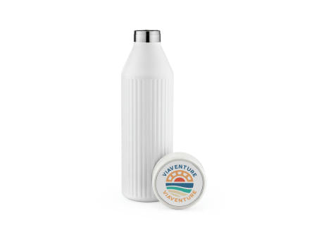 Timeos Trinkflasche aus recy.Edelstahl, 690 ml. Mit LED-Erinnerung