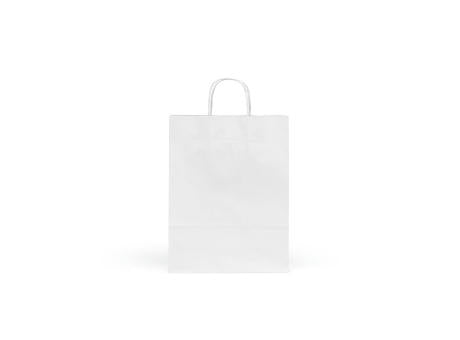 Etna M weiße FSC®-Kraftpapiertasche. 90g/m². Hergestellt in Portugal