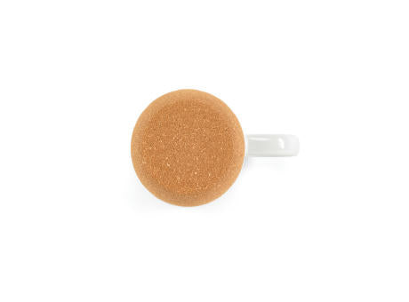 Ebro Keramik Tasse mit Kork,410 ml. Für Sublimationsdruck geeignet