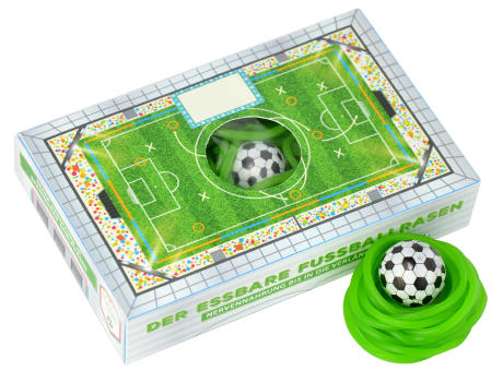 Essbarer Fussballrasen Box