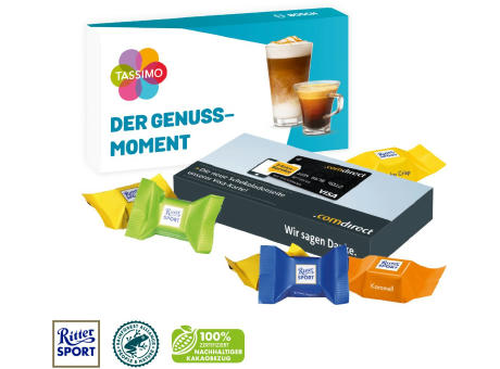 Ritter SPORT Schokowürfel in Präsentbox