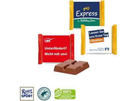 Ritter SPORT "Mini" mit Werbebanderole