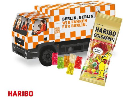 3D Präsent "LKW" mit Haribo Goldbären