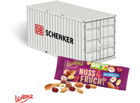 3D Präsent "Container" mit Lorenz Nuss & Frucht