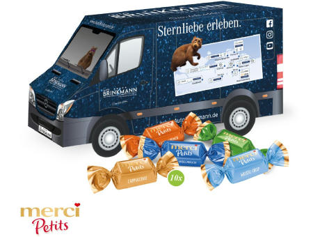 3D Präsent "Transporter" mit Merci Petits