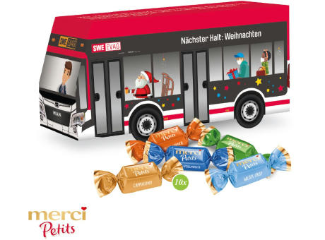3D Präsent "Bus" mit Merci Petits