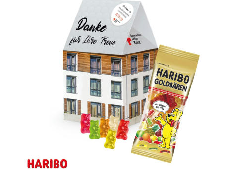 3D Präsent "Haus" mit Haribo Goldbären