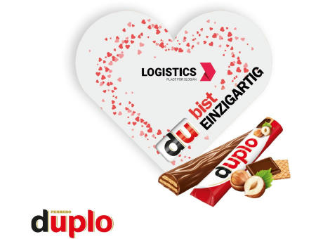 duplo Werbekarte "Herz"