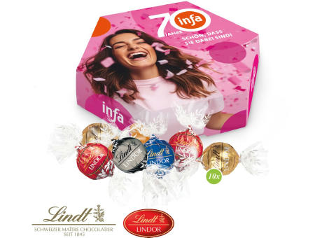 Süße Präsentbox "Maxi" mit Lindt Lindor Pralinés