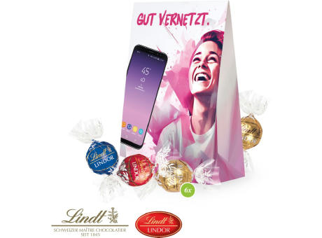 Werbetasche mit Lindt Lindor Pralinés