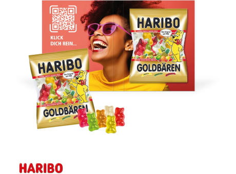 Werbe-Klappkarte mit HARIBO Goldbären