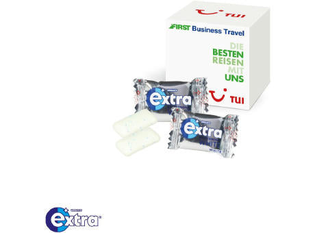 Werbewürfel mit Wrigley's Kaugummi