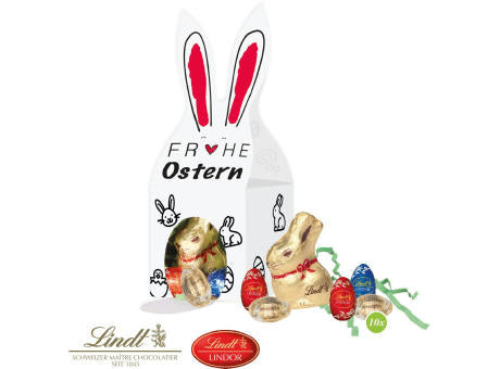 3D Präsent Häschen mit Lindt Schokolade