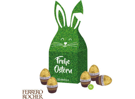 3D Präsent Häschen mit FERRERO Rocher Ostereier