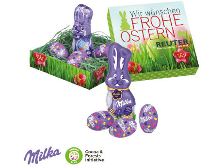 Osternest mit Schokolade von Milka