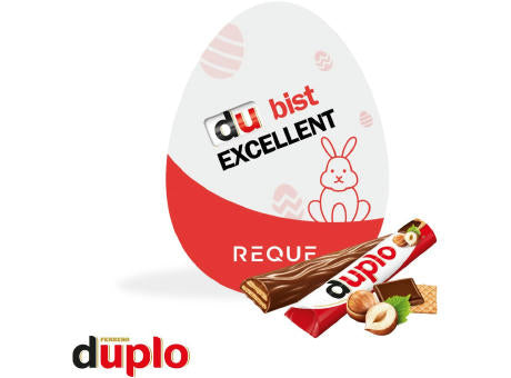 Werbekarte "Osterei" mit duplo