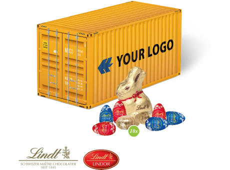 3D Präsent "Container" Ostern mit Lindt Schokoladenmischung