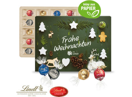 Adventskalender Lindt Lindor, Inlay aus Papier