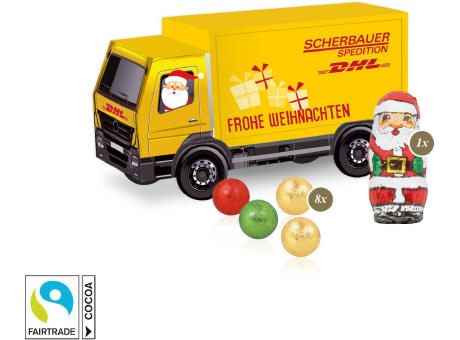 3D Präsent "LKW" mit Fairtrade® Schokolade