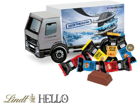 3D Präsent "LKW" mit Lindt HELLO