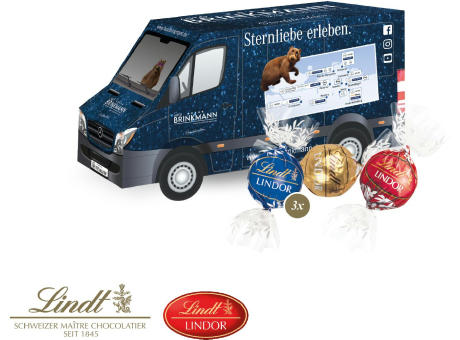 3D Präsent "Transporter" mit Lindor Pralinés