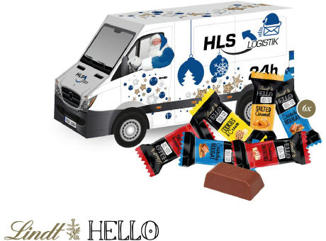3D Präsent "Transporter" mit Lindt HELLO