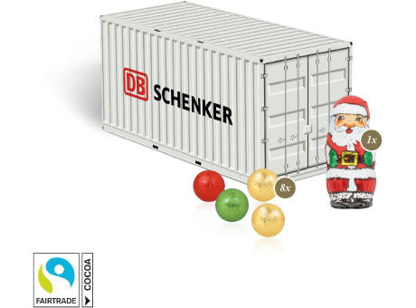 3D Präsent "Container" mit Fairtrade® Schokolade