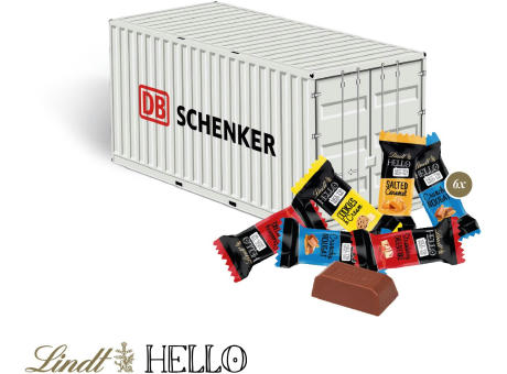 3D Präsent "Container" mit Lindt HELLO