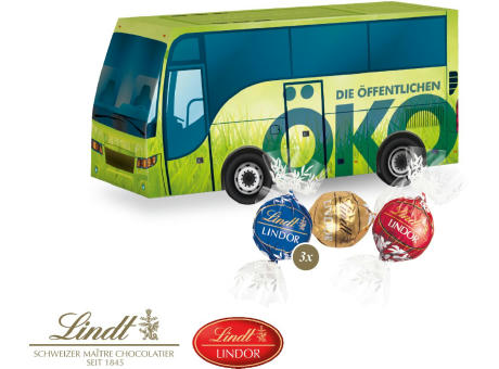 3D Präsent "Bus" mit Lindor Pralinés