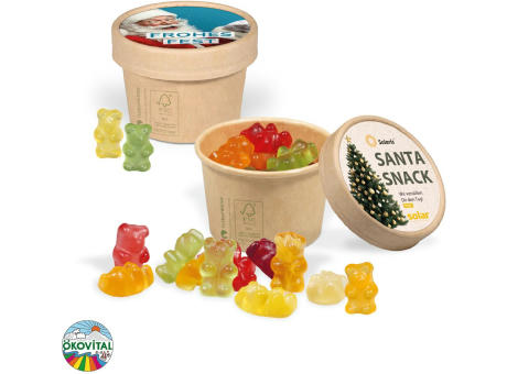 Werbe Fruchtgummi Paperbox mit Einleger