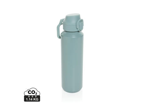 Via RCS Re-Steel Sportflasche mit Verschluss, 600ml