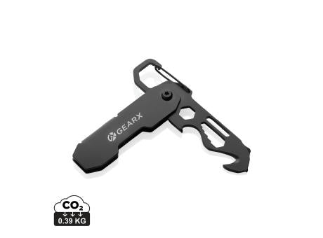 Gear X faltbares EDC-Werkzeug mit Kartonmesser & Karabiner