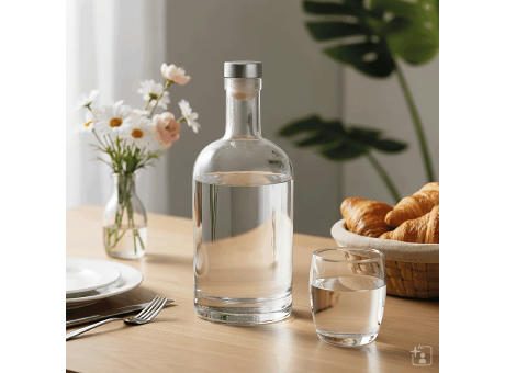 PEARLY - Glas-Trinkflasche