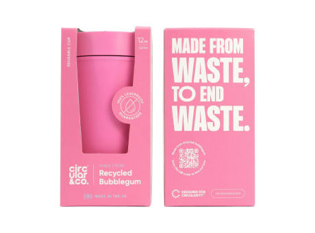 Circular&Co Recycled Bubblegum Coffee Cup 227 ml Kaffeebecher